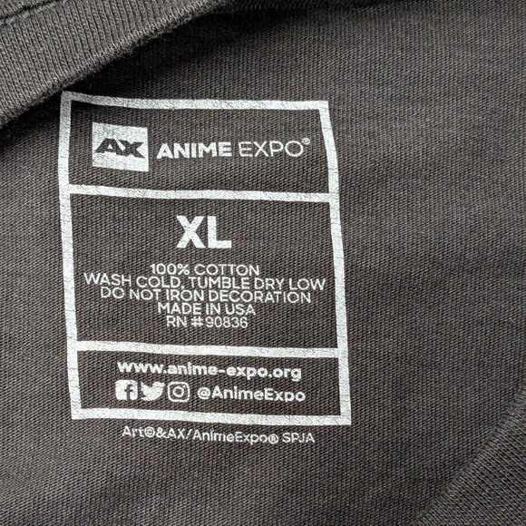 Anime Expo Graphic T Shirt Unisex Size XL Retro Manga Streetwear Otaku Made USA - Picture 8 of 11
